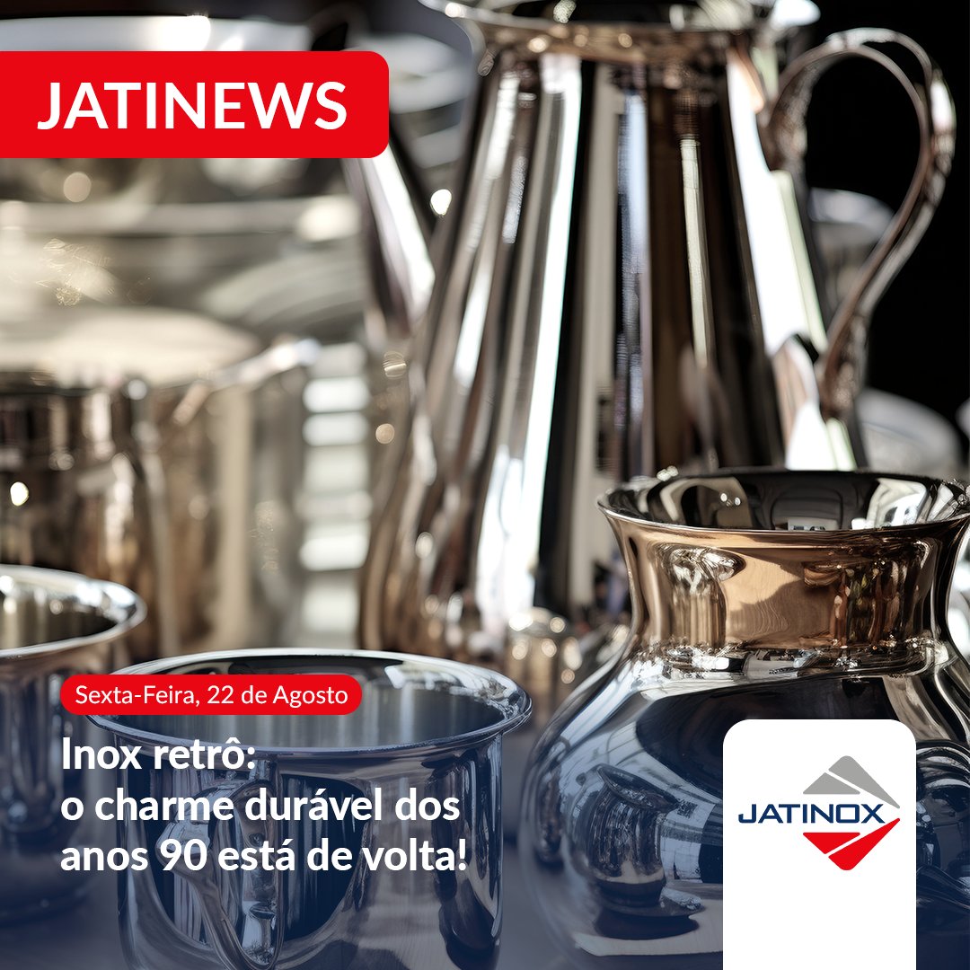 Inox retrô: o charme durável dos anos 90 está de volta! Inox retrô: o charme durável dos anos 90 está de volta!