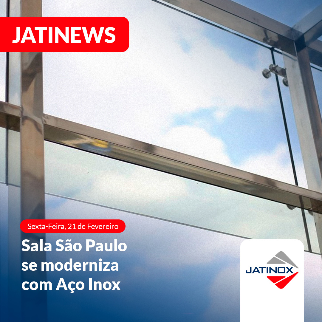 Sala São Paulo se moderniza com aço inox