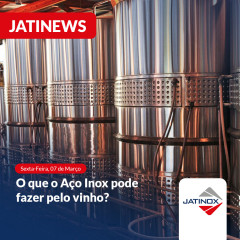 O aço inox pode fazer pelo vinho? 