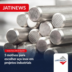 5 motivos para escolher aço inox em projetos industriais