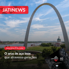 O arco de aço inox que atravessa gerações 
